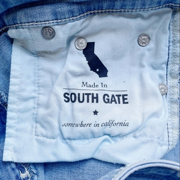 AG Adriano Goldschmied Jeans The Legging Ankle Light Wash Patches Size 31 | 12 - Picture 10 of 13